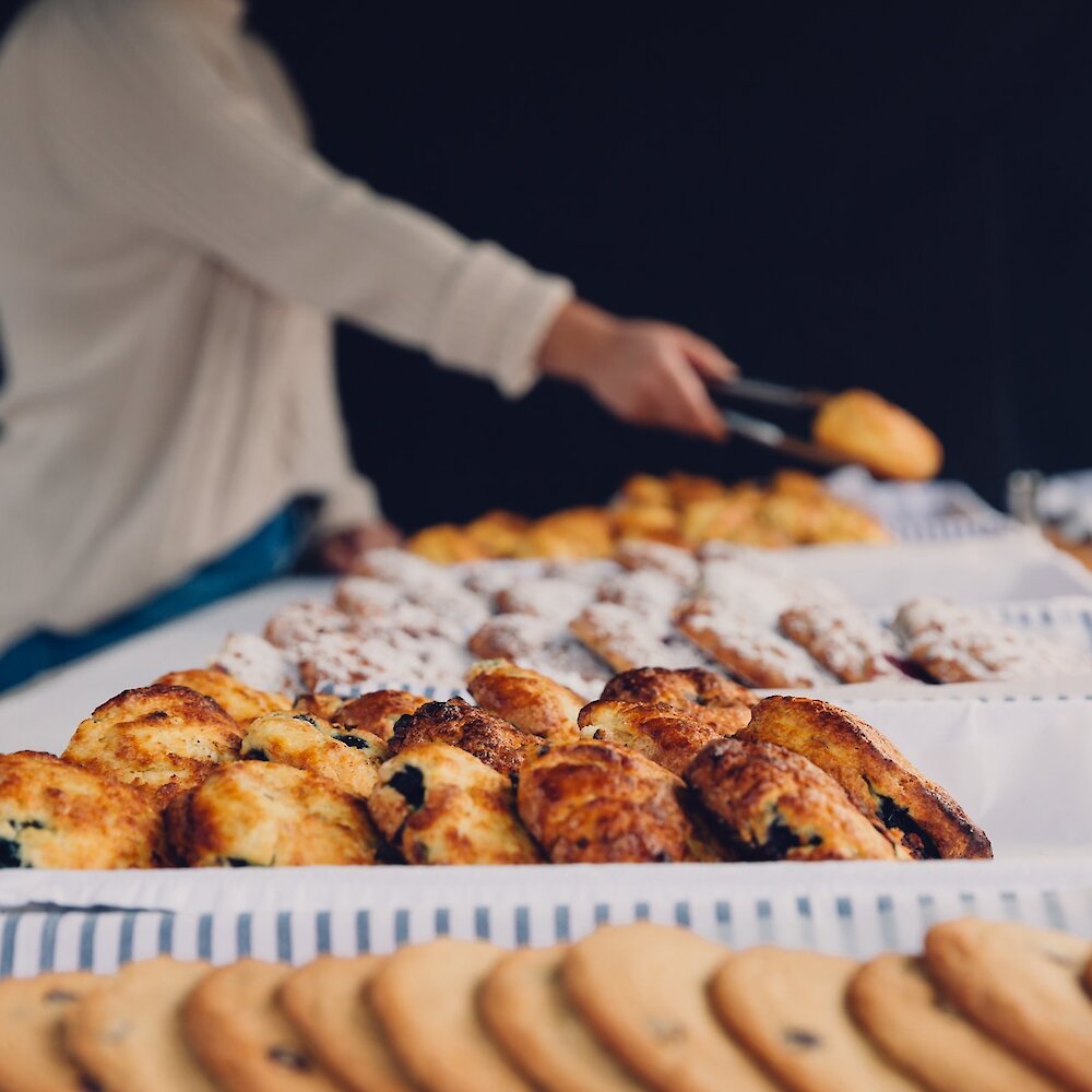 cookies at the farmers market