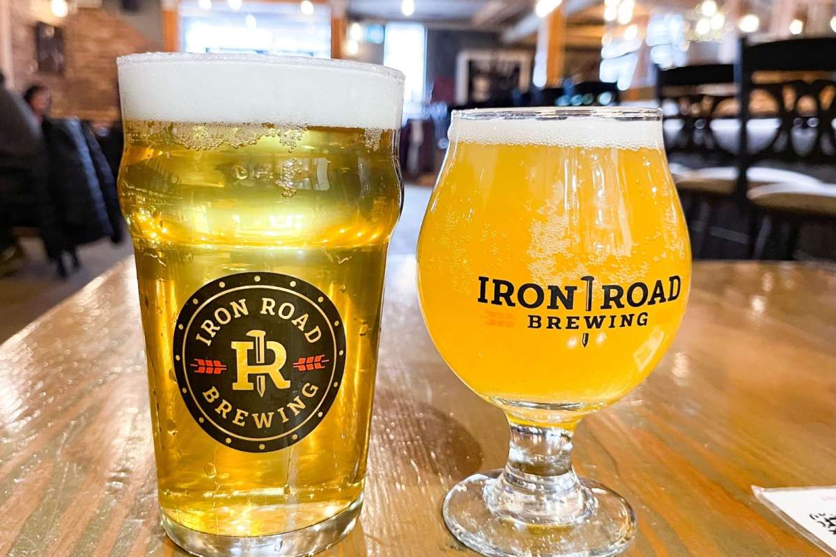 Two brews from Iron Road Brewing