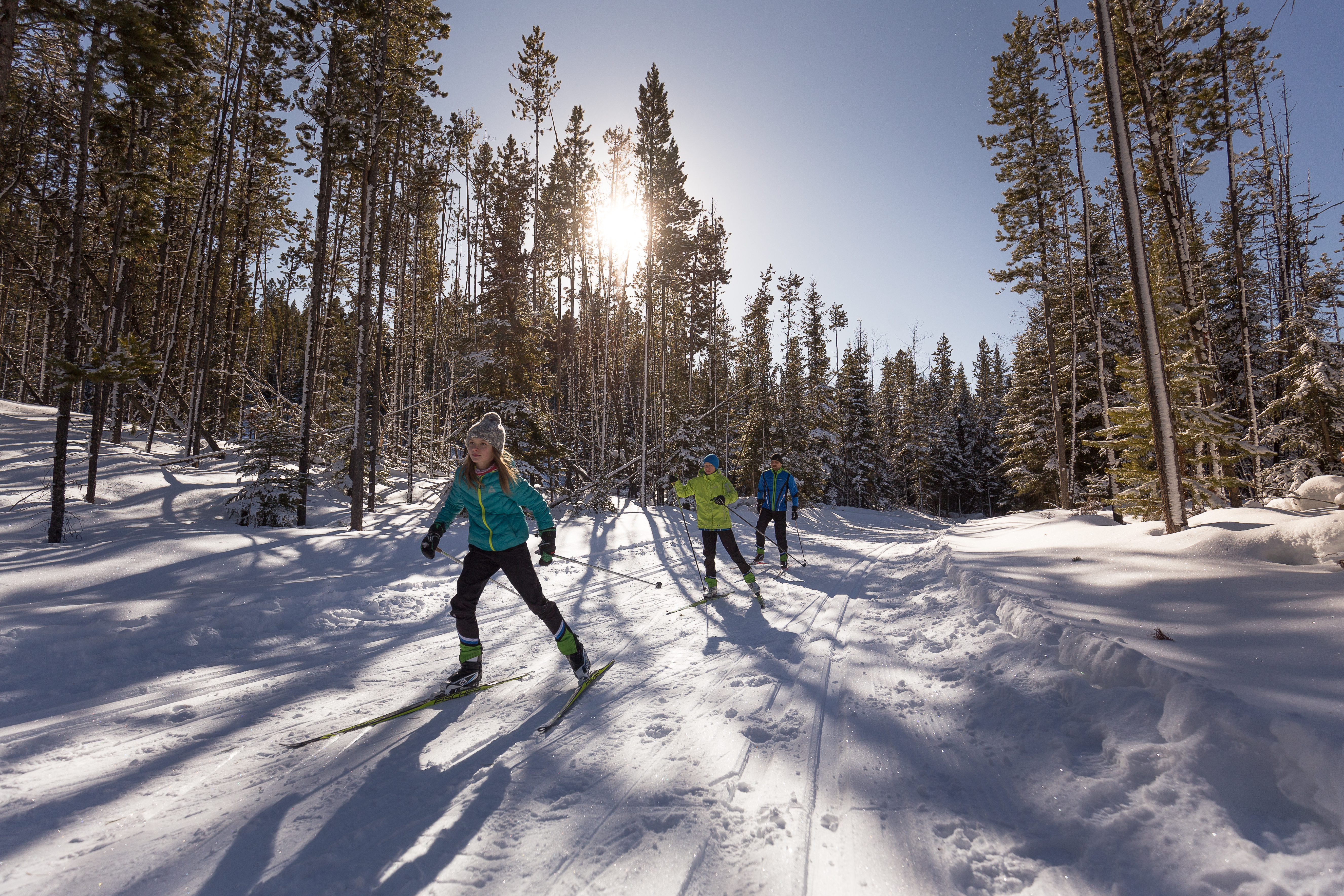 cross-country skiing