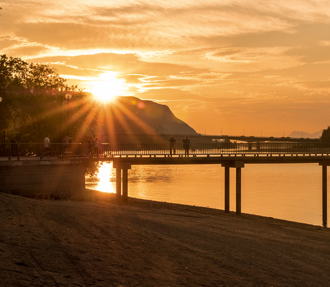 Sunset at Riverside Park