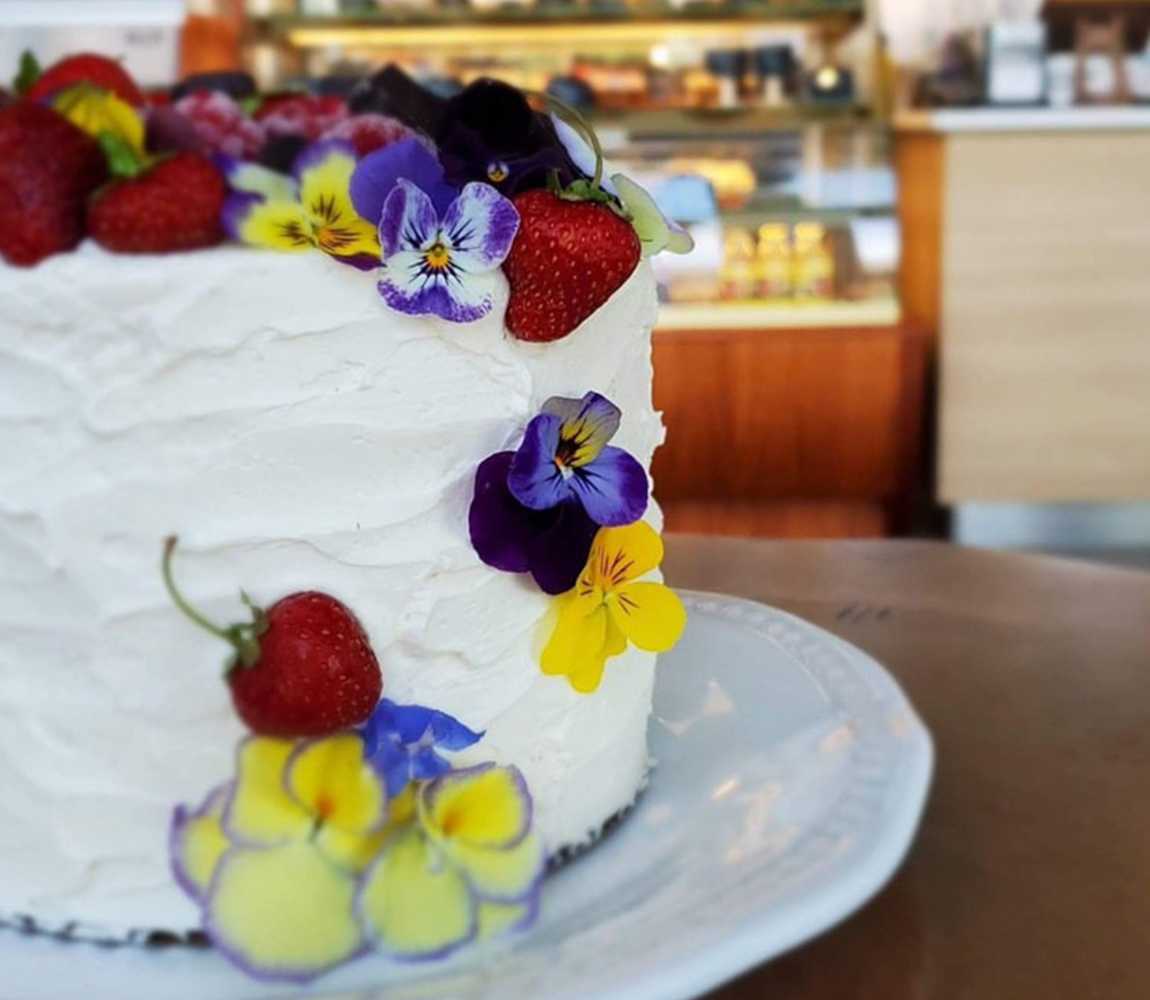 Vegan and Gluten Free Cake at ahhYAY Wellness Cafe