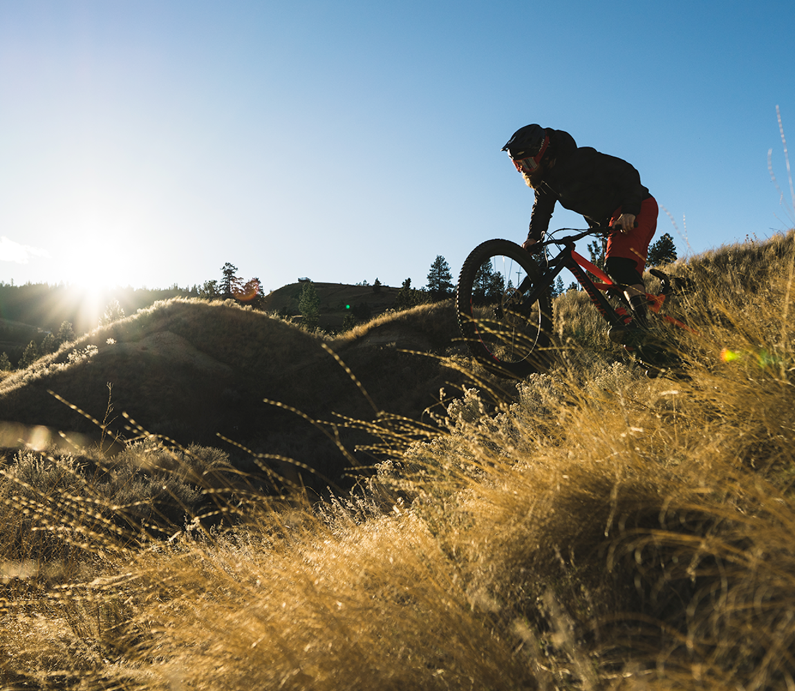 Mountain Biker Dylan Sherrard Riding the Bike Ranch