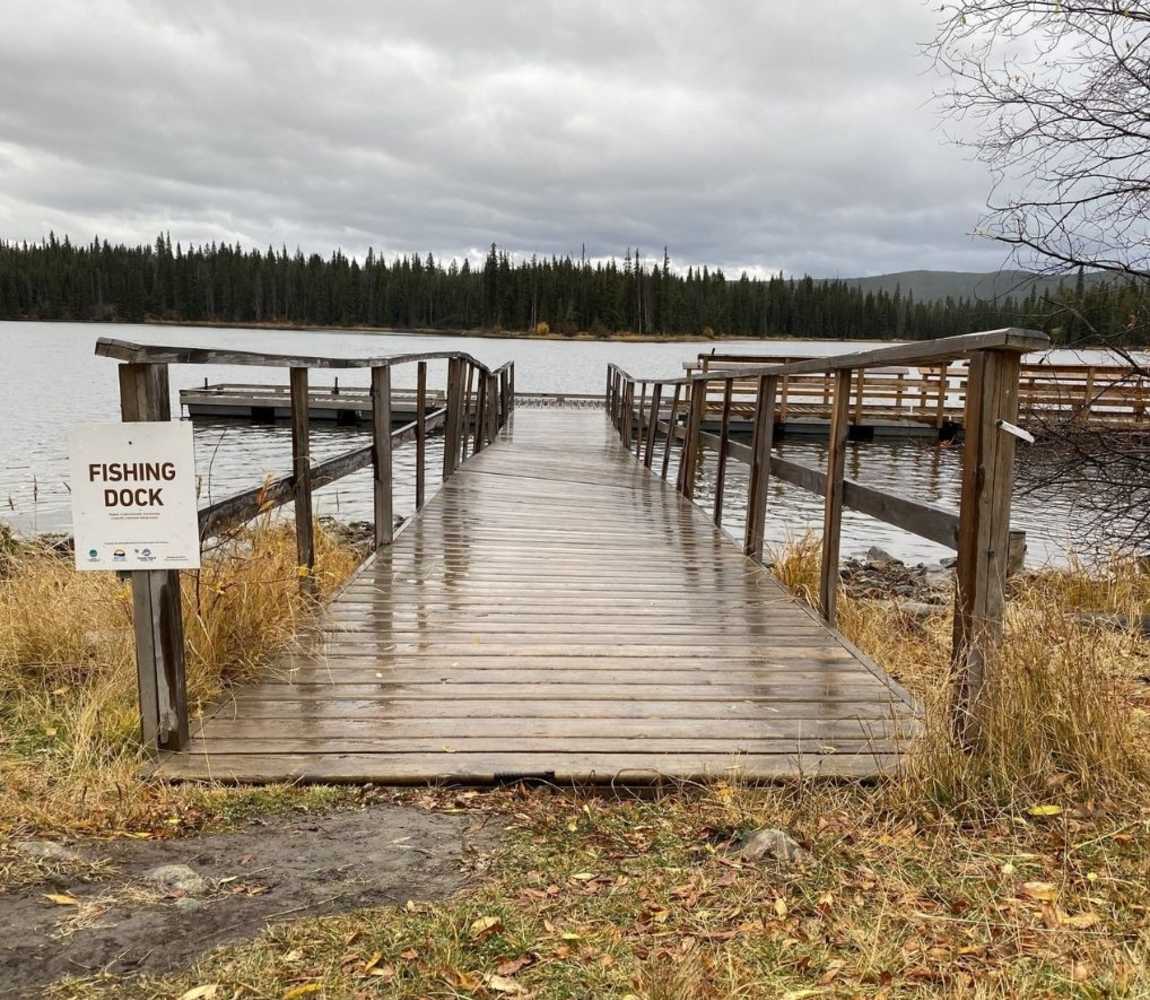 Walloper Lake Fishing Dock