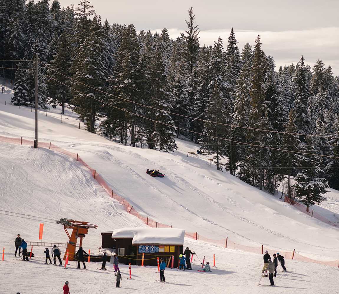T-Bar and Tube Park at Harper Mountain