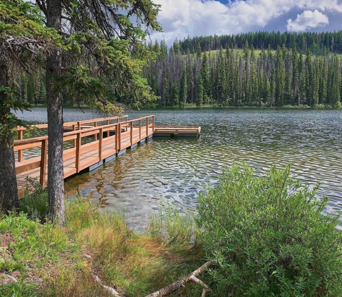 Lodgepole Lake Fishing Dock