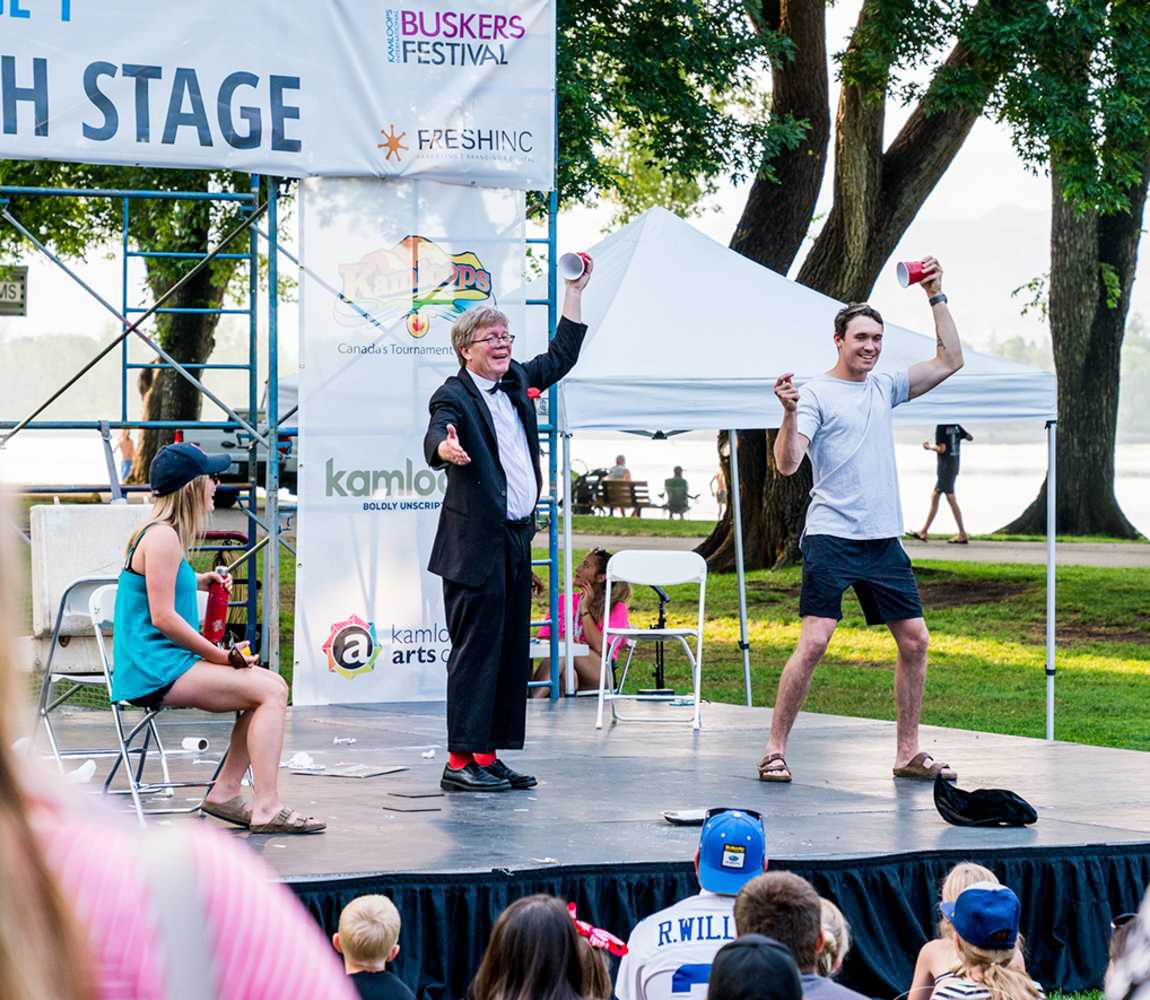 Magician at the 2019 Kamloops International Buskers Festival