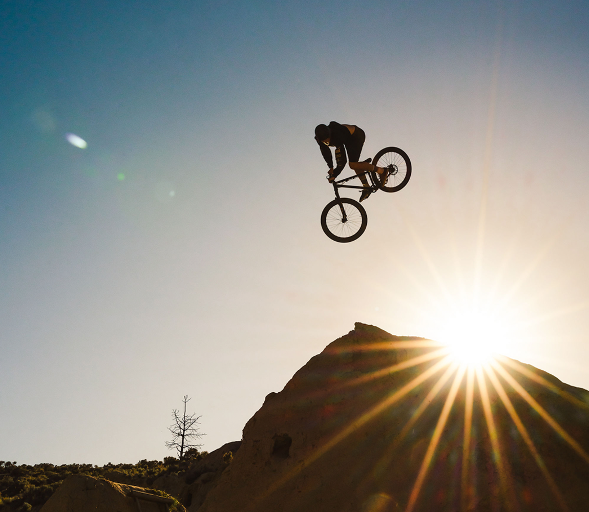 Mountain Biker at the Kamloops Bike Ranch