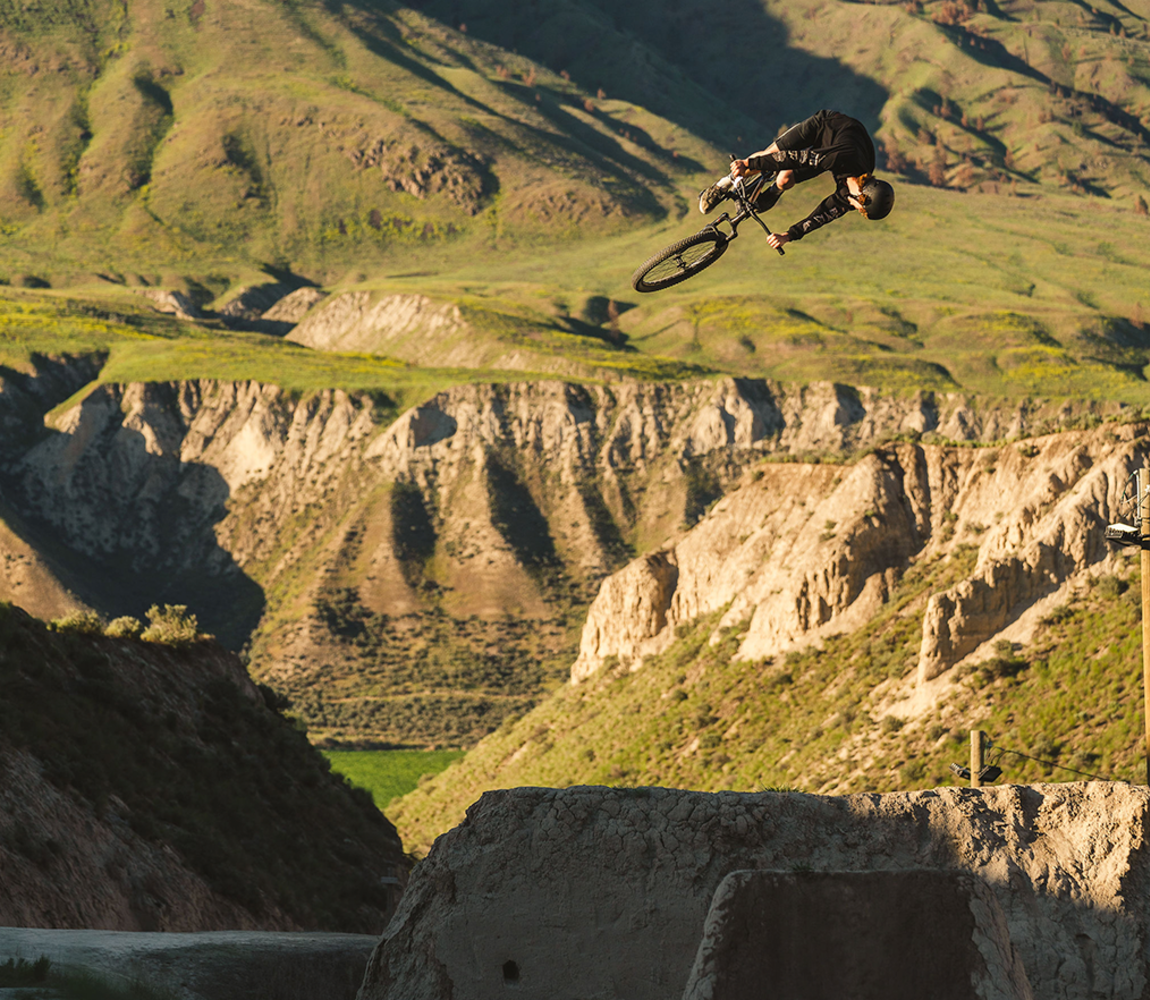 Mountain Biker at the Kamloops Bike Ranch