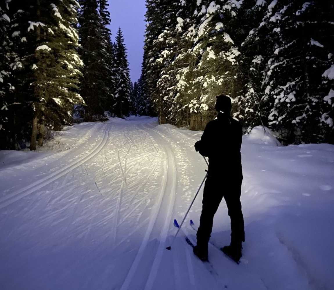 Nordic Night Skiing Overlander Ski Club Stake Lake