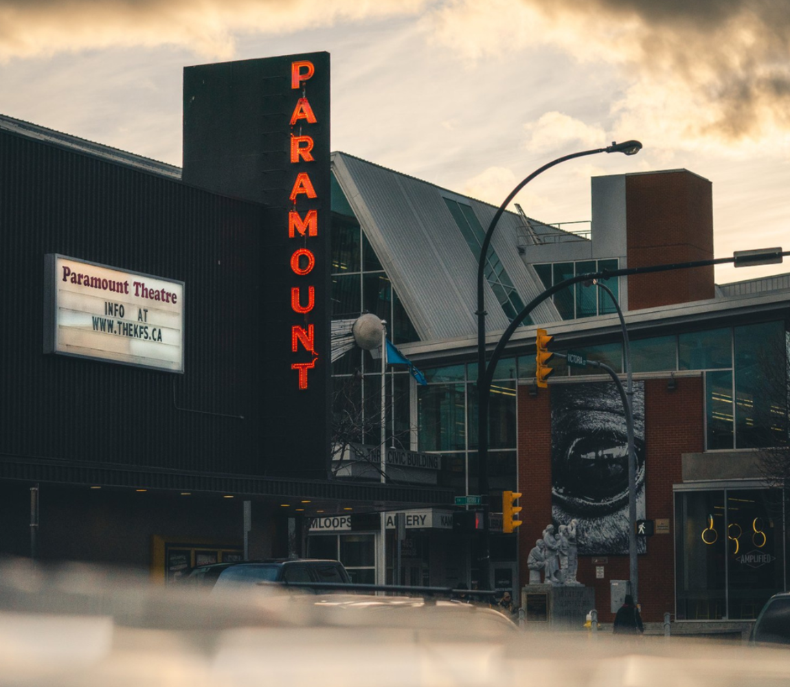 The Paramount Theatre in Downtown Kamloops, BC.