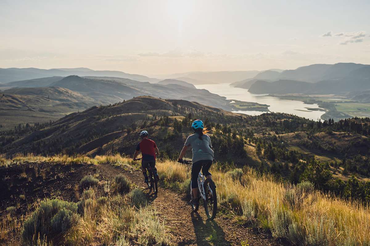 Mountain Biking in Kenna Cartwright Park in Kamloops