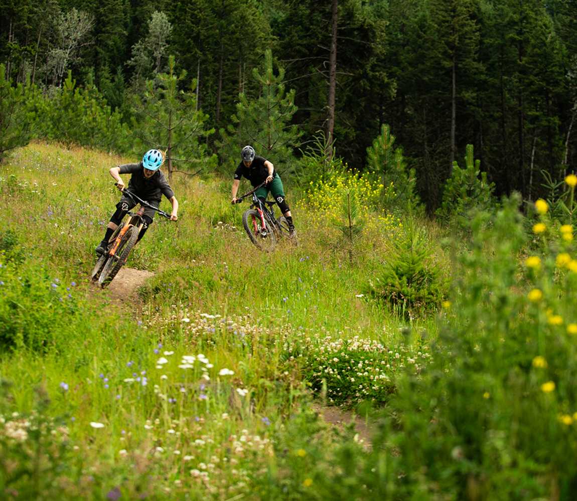 Mountain biking at Harper Mountain