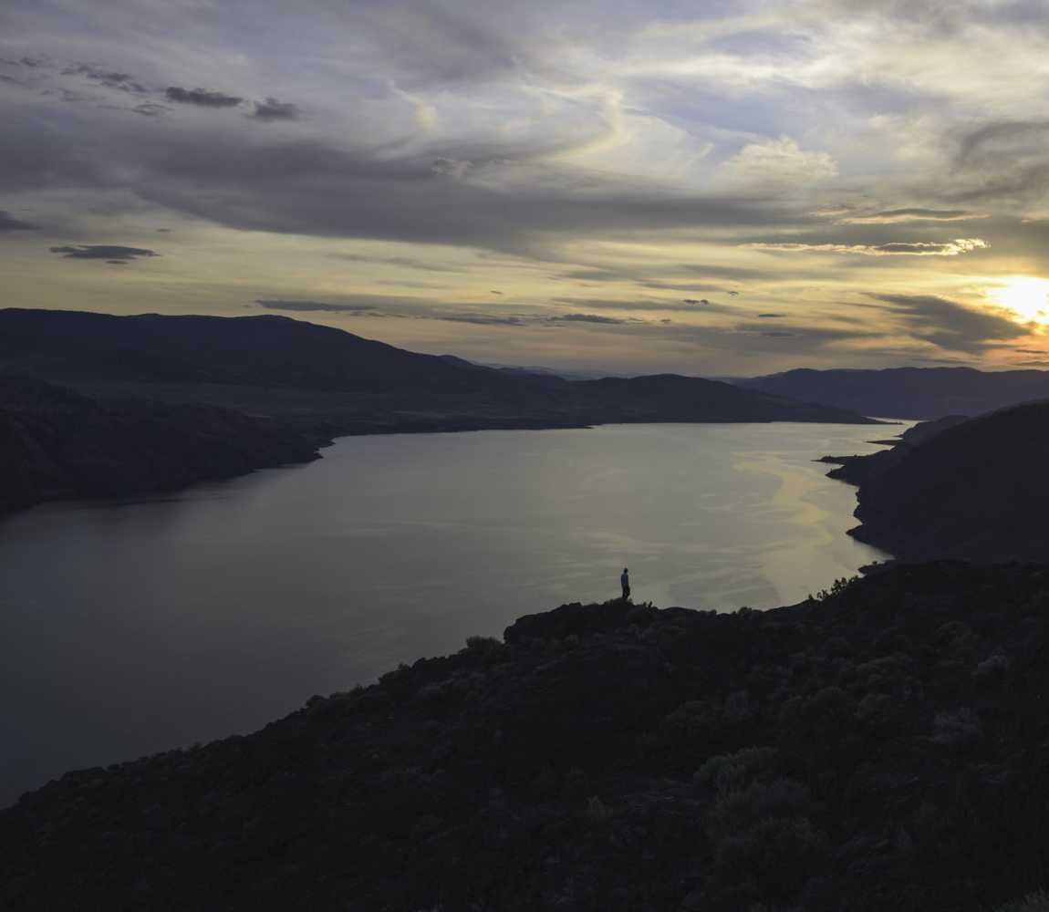 Sunset at Lac Du Bois in Kamloops,BC.