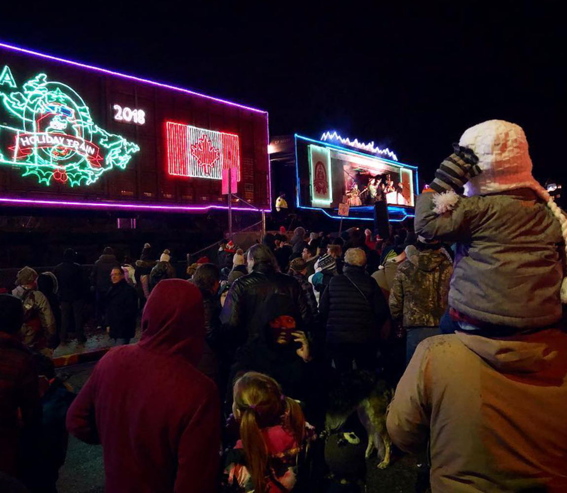 CP Holiday Train in Downtown Kamloops