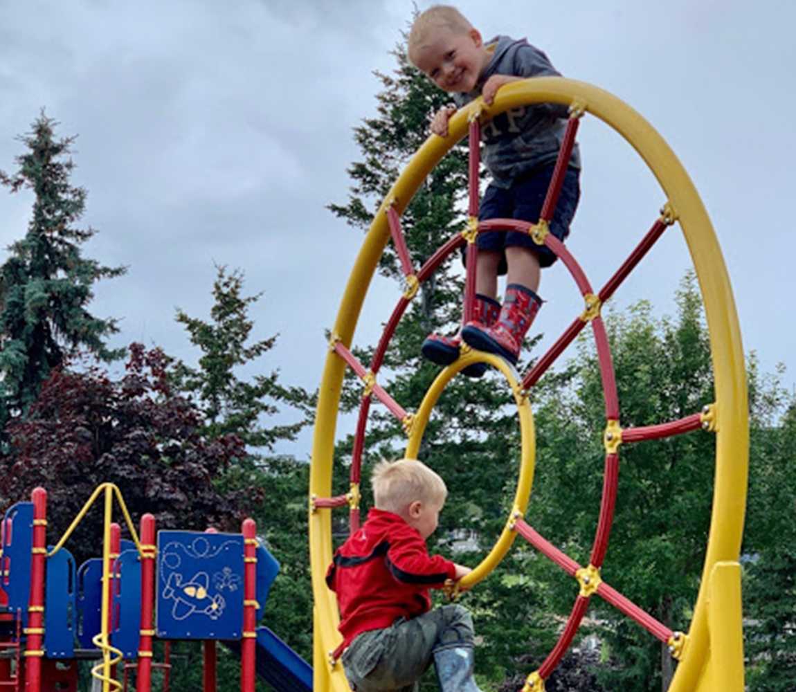 Family Fun at a Kamloops Playground