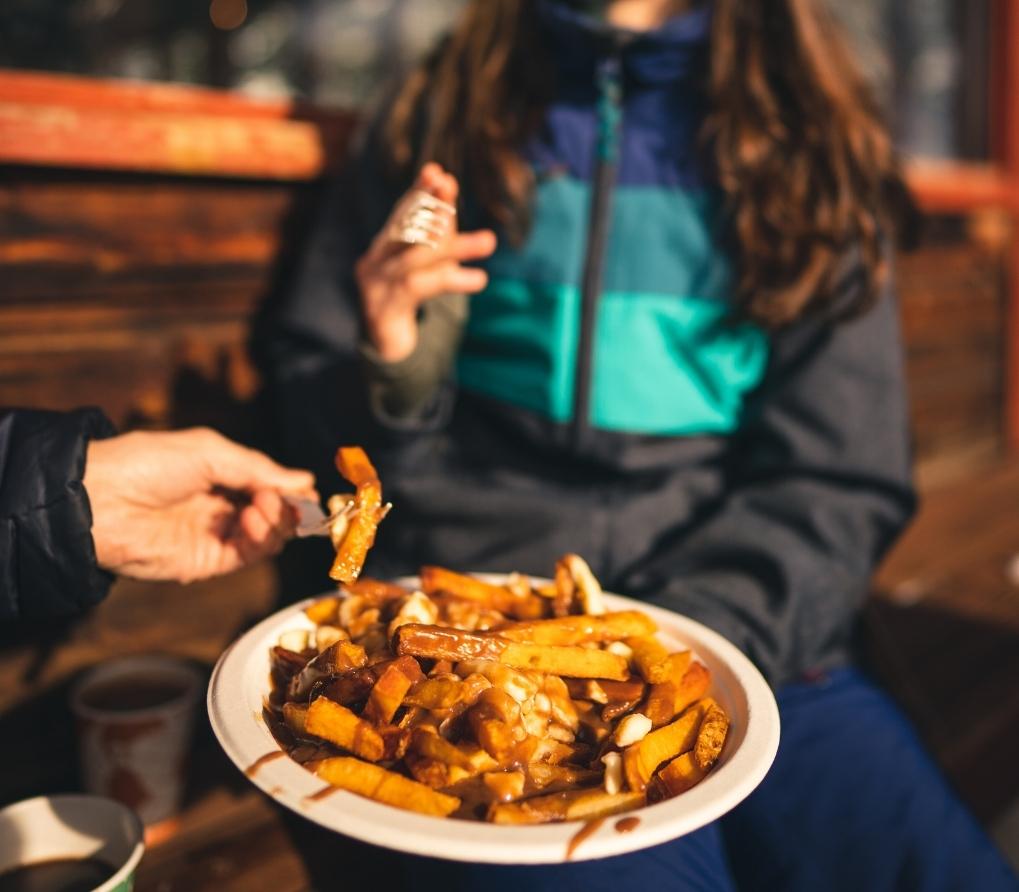 Poutine at Harper Mountain