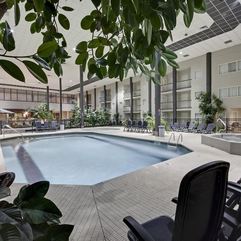 Indoor pool at the Coast Hotel in Kamloops, BC.