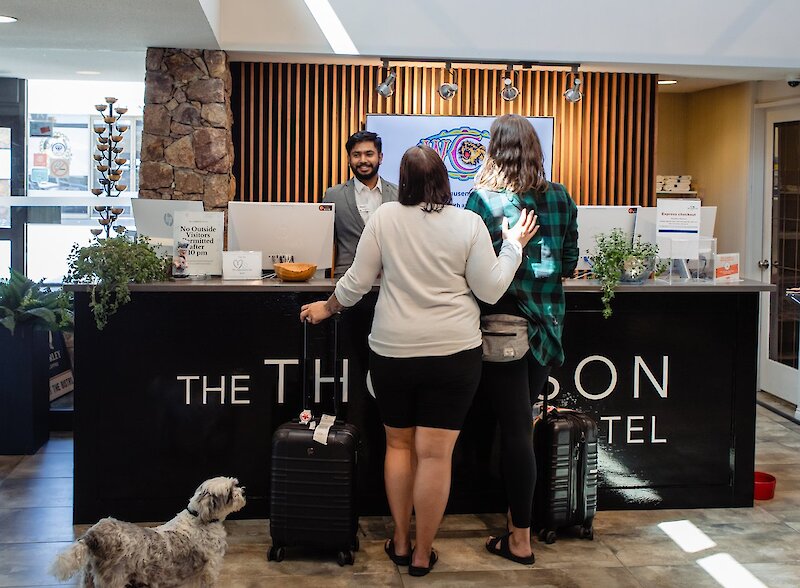 The Thompson Hotel in downtown Kamloops, BC.