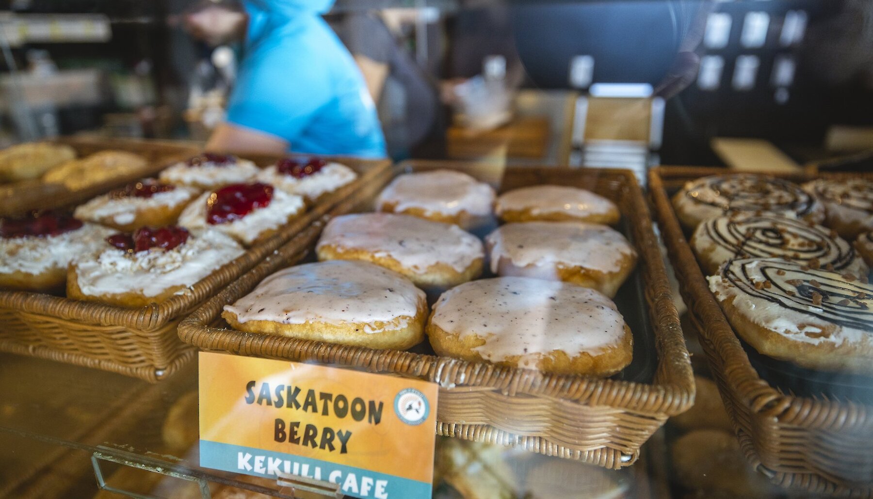 Saskatoon Berry Bannock at Kekuli Cafe in Kamloops, BC.